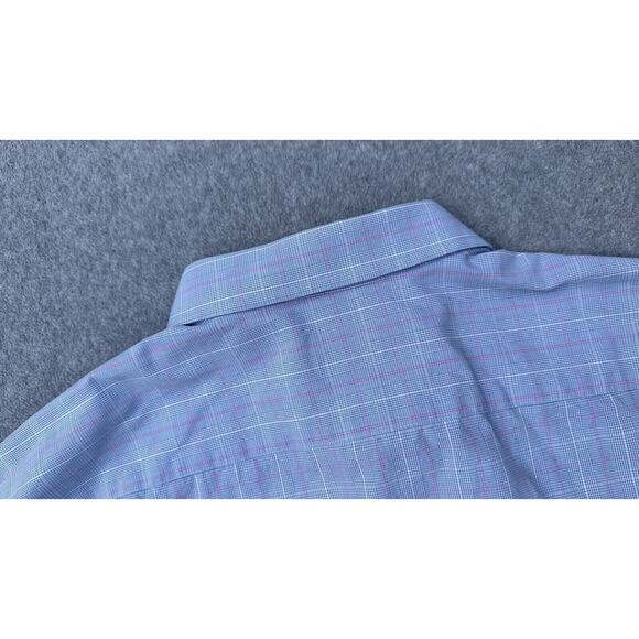 UNTUCKit Blue Plaid Casual Button Down Shirt - Picture 14 of 16